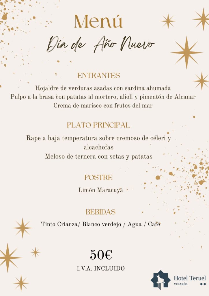 MENÚ AÑO NUEVO